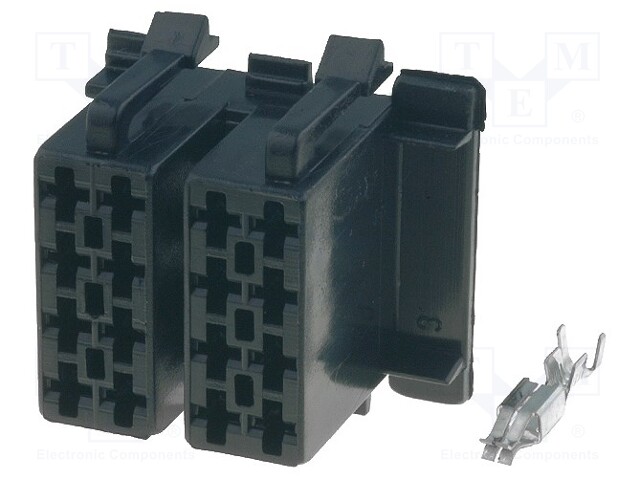 Kit; plug; ISO; PIN: 16; 16 pins,housing for ISO plug