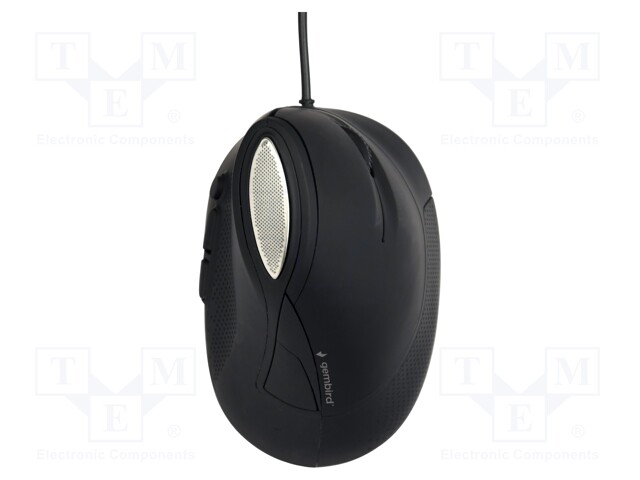 Optical mouse; black; USB A; wired; 1.35m; No.of butt: 6