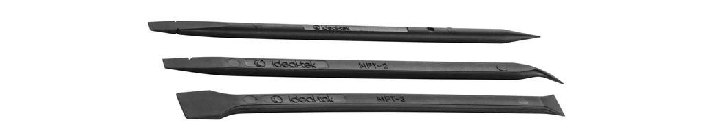 Kit of 3 MPT Carbon PEEK plastic probes: MPT1R, MPT2, MPT3. OAL: 150mm - 5.91" . ESD safe