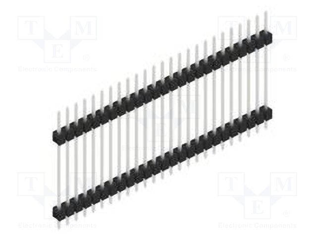 Connector: pin strips; pin header; male; PIN: 25; 2.54mm; THT; 1x25