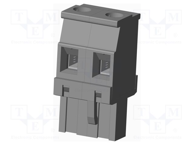 Connector: pluggable terminal block; plug; female; angled 90°