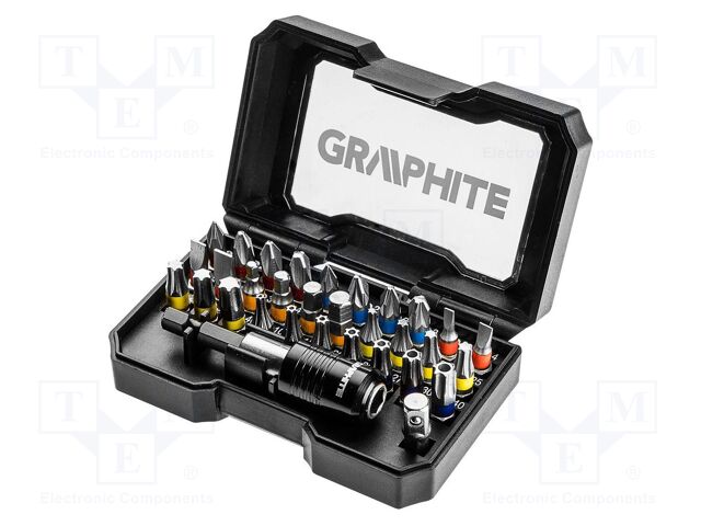 Kit: screwdriver bits; 32pcs.
