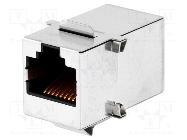 Coupler; Cat: 5; shielded; Layout: 8p8c; RJ45 socket,both sides