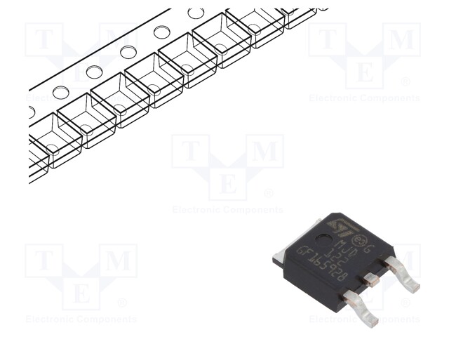 Transistor: NPN; bipolar; Darlington; 100V; 8A; 20W; DPAK