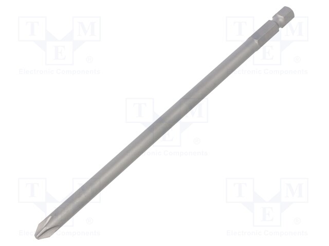 Screwdriver bit; Phillips; PH2; Overall len: 150mm
