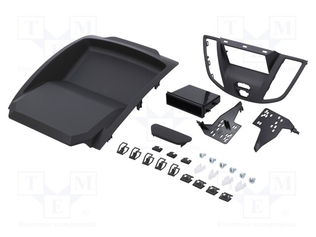 Radio mounting frame; Ford; 2 DIN; black