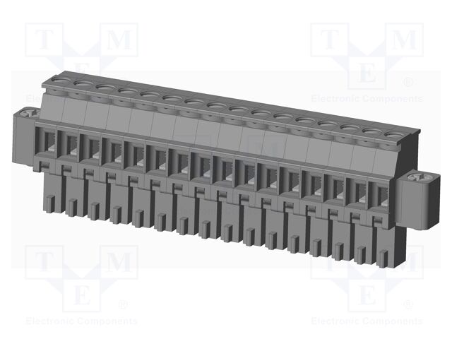 Connector: pluggable terminal block; plug; female; angled 90°