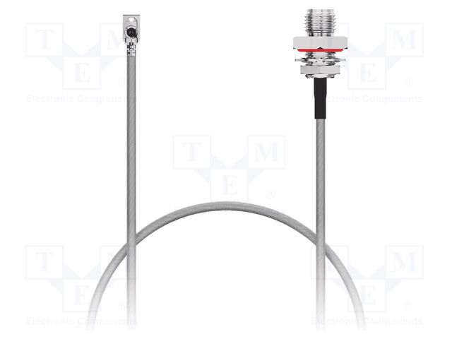 Cable; IPEX MHF LK,SMA female; black; -40÷85°C; 0÷6GHz; 50mm; 50Ω