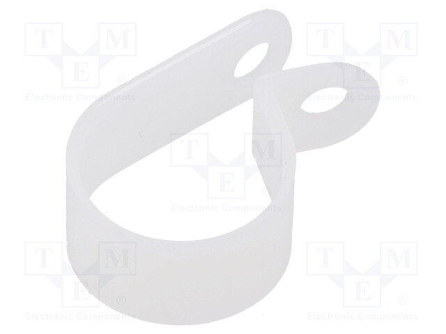Fixing clamp; ØBundle : 11.1mm; Ømount.hole: 3.6mm; W: 9.5mm