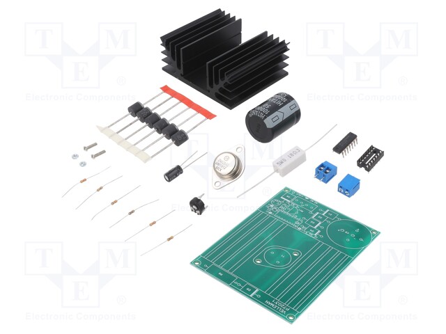 Circuit; adjustable power supply; 3÷30V; 9÷30VAC; 3A