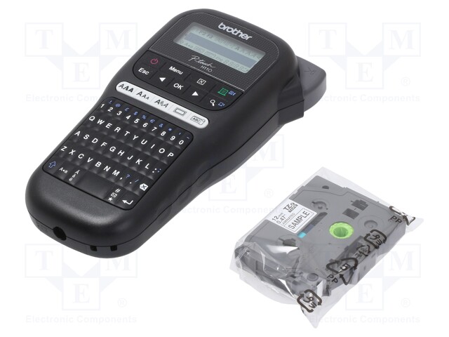 Drukarka etykiet; Klawiatura: QWERTY; Rozdzielczość: 180dpi