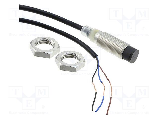 Sensor: inductive; OUT: PNP / NO; 0÷8mm; 10÷30VDC; M12; IP67; brass