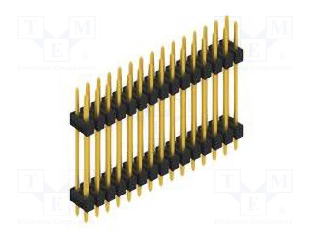 Connector: pin strips; pin header; male; PIN: 30; 2.54mm; THT; 2x15