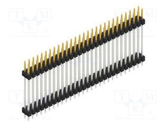 Connector: pin strips; pin header; male; PIN: 56; 2.54mm; THT; 2x28