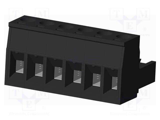 Connector: pluggable terminal block; plug; female; straight; 300V