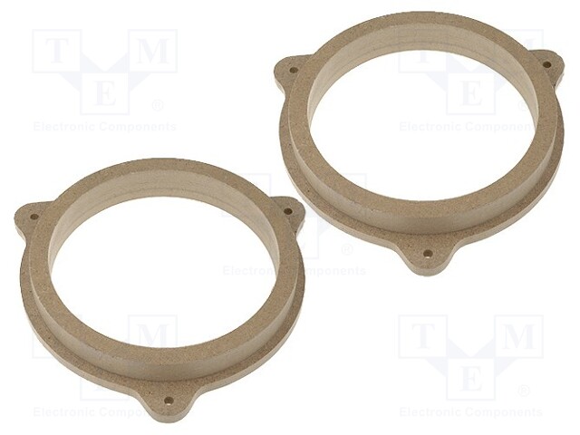 Spacer ring; MDF; 165mm; Nissan; impregnated,varnished