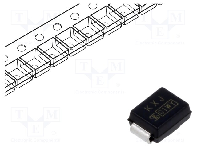 Diode: TVS; 600W; 15V; 29A; bidirectional; ±5%; SMB; reel,tape