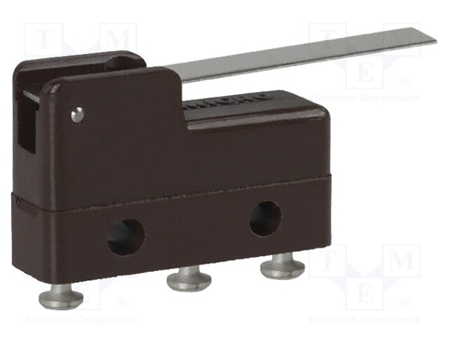 Microswitch SNAP ACTION; with lever; SPDT; 5A/250VAC; ON-(ON)