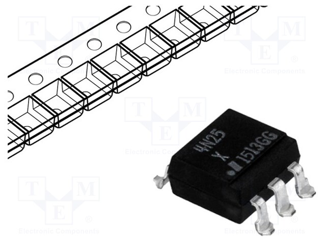 Optocoupler; SMD; Channels: 1; Out: transistor; Uinsul: 5.3kV