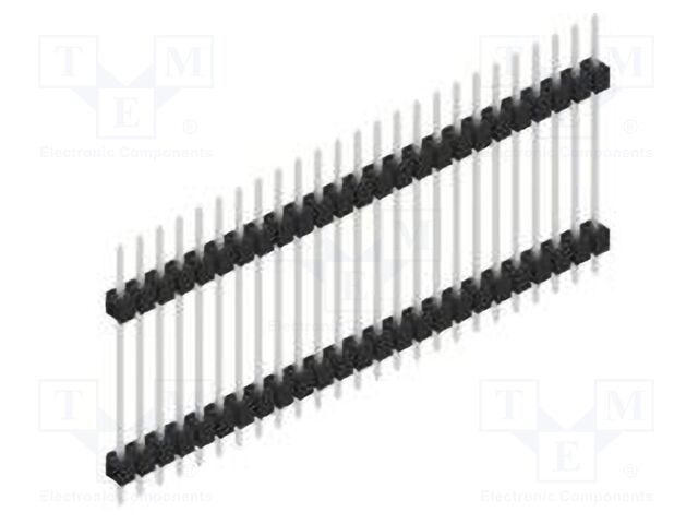 Connector: pin strips; pin header; male; PIN: 25; 2.54mm; THT; 1x25