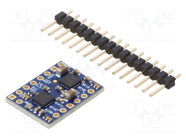 DC-motor driver; 400kHz; I2C; 1.8A; Uin mot: 4.5÷48V; Ch: 2