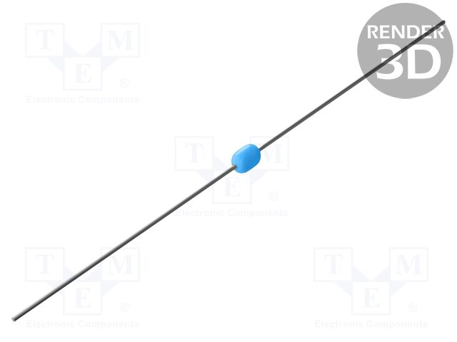 Resistor: metal film; THT; 20Ω; 1W; ±1%; Ø5x12mm; axial