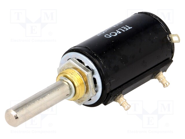 Potentiometer: shaft; multiturn; 10kΩ; 0.75W; ±5%; 6mm; wirewound