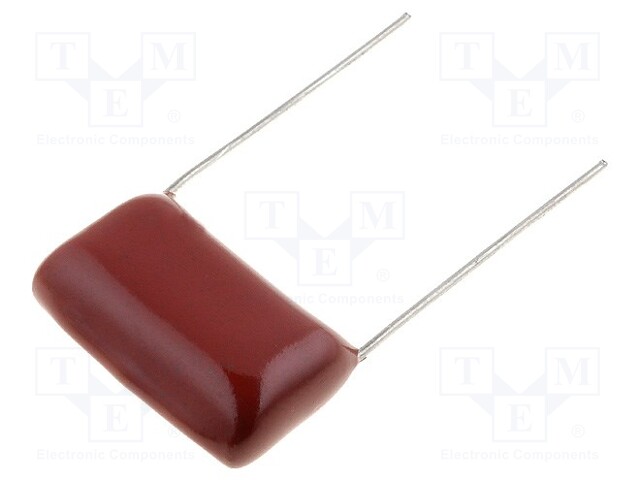 Capacitor: polyester; 15nF; 630VDC; 10mm; ±10%; 12x5x8.2mm; THT