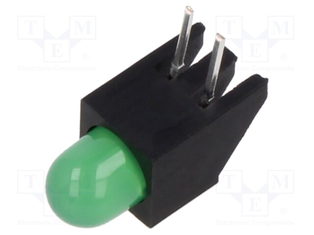 LED; in housing; yellow; 5mm; No.of diodes: 1; 30mA; Lens: diffused