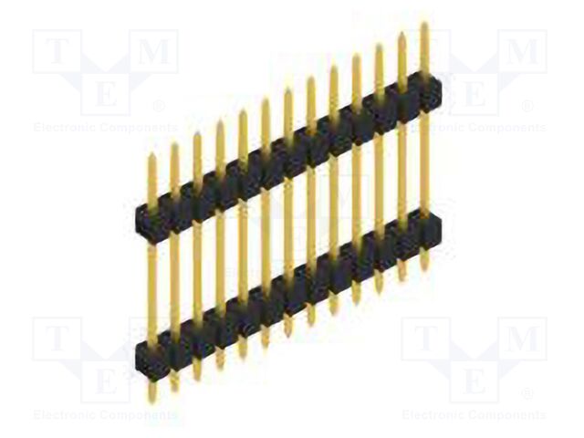 Connector: pin strips; pin header; male; PIN: 13; 2.54mm; THT; 1x13