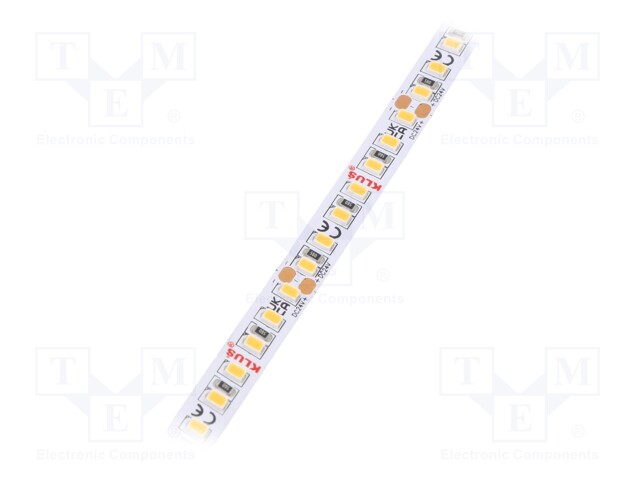 LED tape; white warm; 24V; LED/m: 140; 8mm; IP20; 120°; 14.4W/m