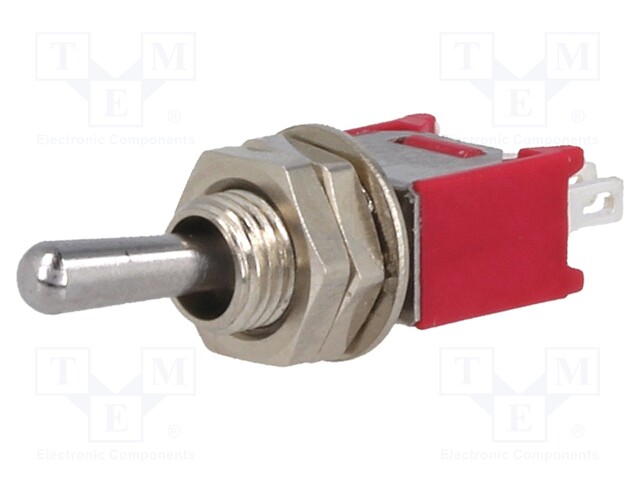 Switch: toggle; Pos: 2; SPDT; ON-ON; 1.5A/250VAC; 3A/28VDC; -30÷85°C