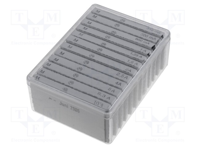 Kit contents: fuses; fuse; 6,3x32mm; Range of val: 315mA÷10A
