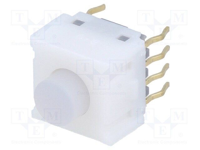 Switch: push-button; Pos: 2; SPST; 0.4A/28VDC; OFF-(ON); 500MΩ