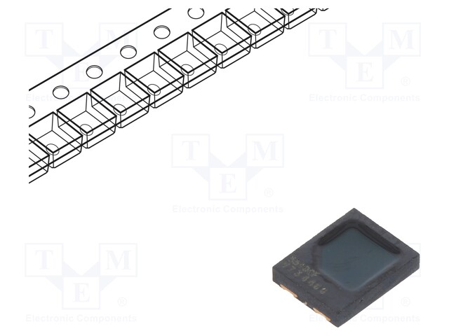 PIN photodiode; 540nm; 440-620nm; 65°; Mounting: SMD; Lens: blue