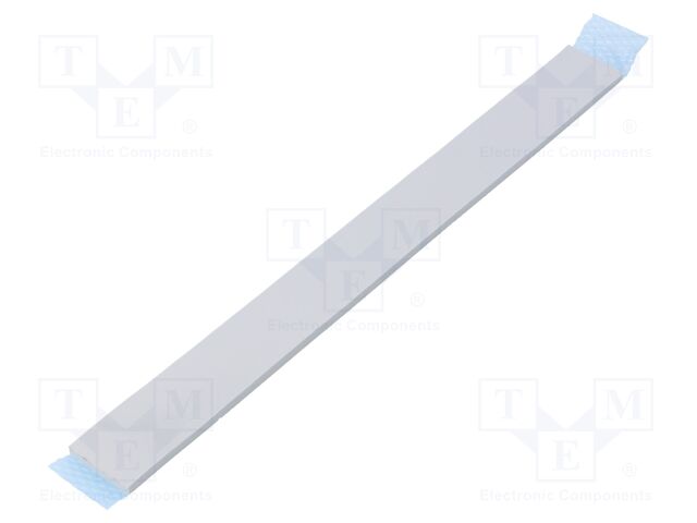 Tape: heat transfer; W: 20mm; L: 200mm; Thk: 3mm; 1W/mK; silicone