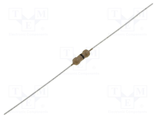 Resistor: carbon film; THT; 3.6MΩ; 0.25W; ±5%; Ø2.3x6mm; axial