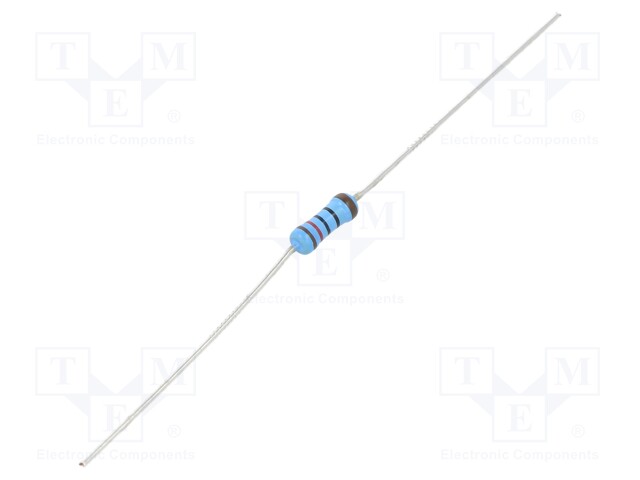 Resistor: thin film; THT; 120Ω; 600mW; ±1%; Ø2.5x6.5mm; -55÷155°C