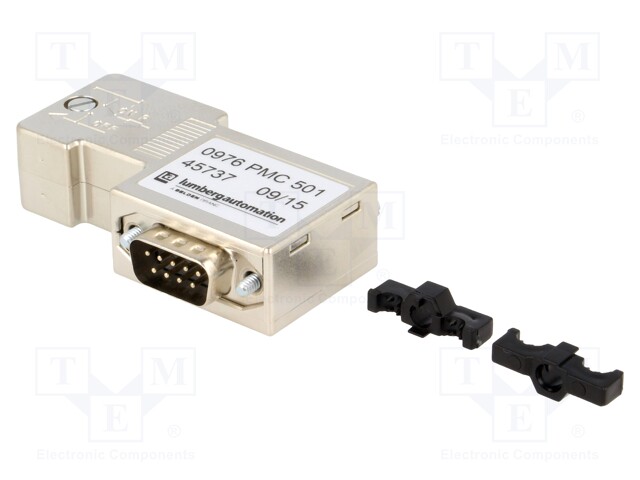 D-Sub; PIN: 9; plug; solid wire,strand; male; Profibus; angled 90°
