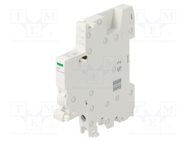 Auxiliary contacts; for DIN rail mounting; Contacts: SPDT; 0.1A