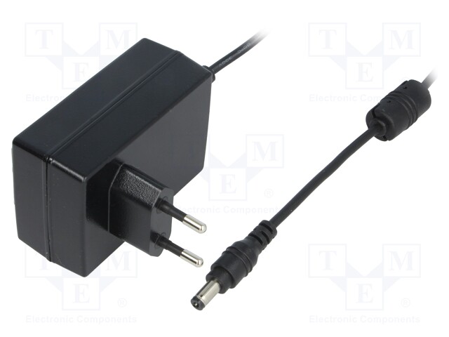 Power supply: switched-mode; 9VDC; 2A; Out: 5,5/2,1; 18W; Plug: EU