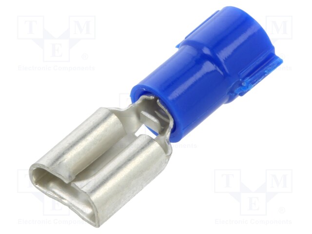 Terminal: flat; 6.3mm; 0.8mm; female; 1.5÷2.5mm2; crimped; tinned