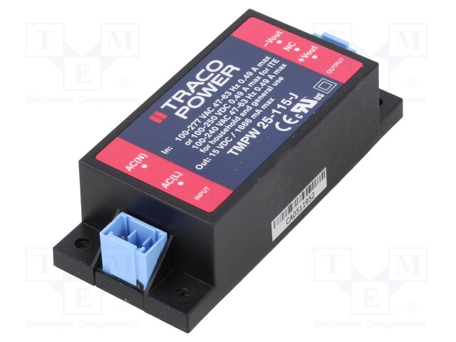Converter: AC/DC; Electr.connect: quick connector; 4kV
