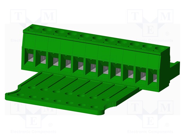 Connector: pluggable terminal block; plug; female; straight; 300V