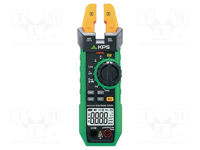 Power quality clamp meter; LCD (6000),with a backlit
