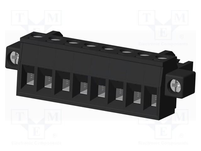 Connector: pluggable terminal block; plug; female; straight; 300V