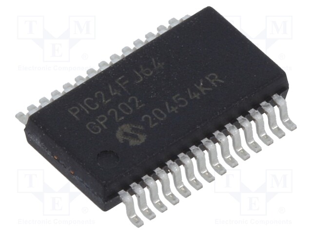 PIC microcontroller; Memory: 64kB; SRAM: 8.192kB; 2÷3.6VDC; SMD