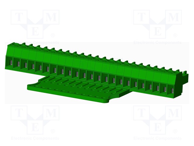 Connector: pluggable terminal block; plug; female; straight; 300V