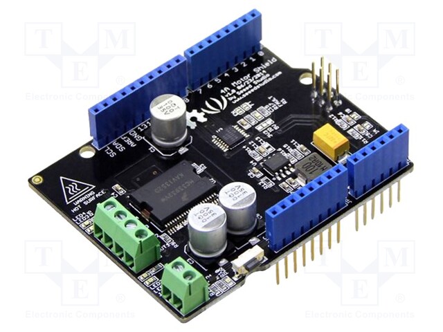 Arduino shield; GPIO; pin strips,pin header,screw; Comp: MC33932