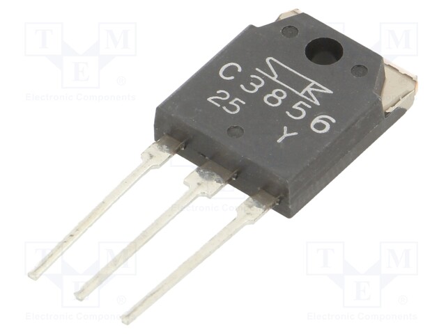 Transistor: NPN; bipolar; 180V; 15A; 130W; TO3P